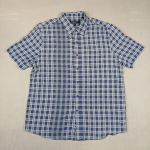 Nat‎ Nast Large Mens Shirt Hawaiian Camp Casual Silk Blend Stretch Lightweight